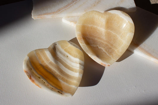 Gold Onyx Calcite Dish