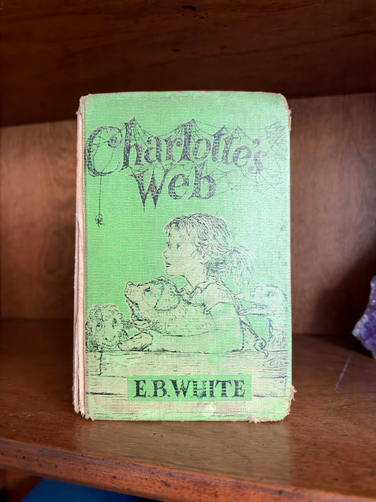 Charlotte's Web E.B. White, Vintage 1960s Ex-Library Hardcover