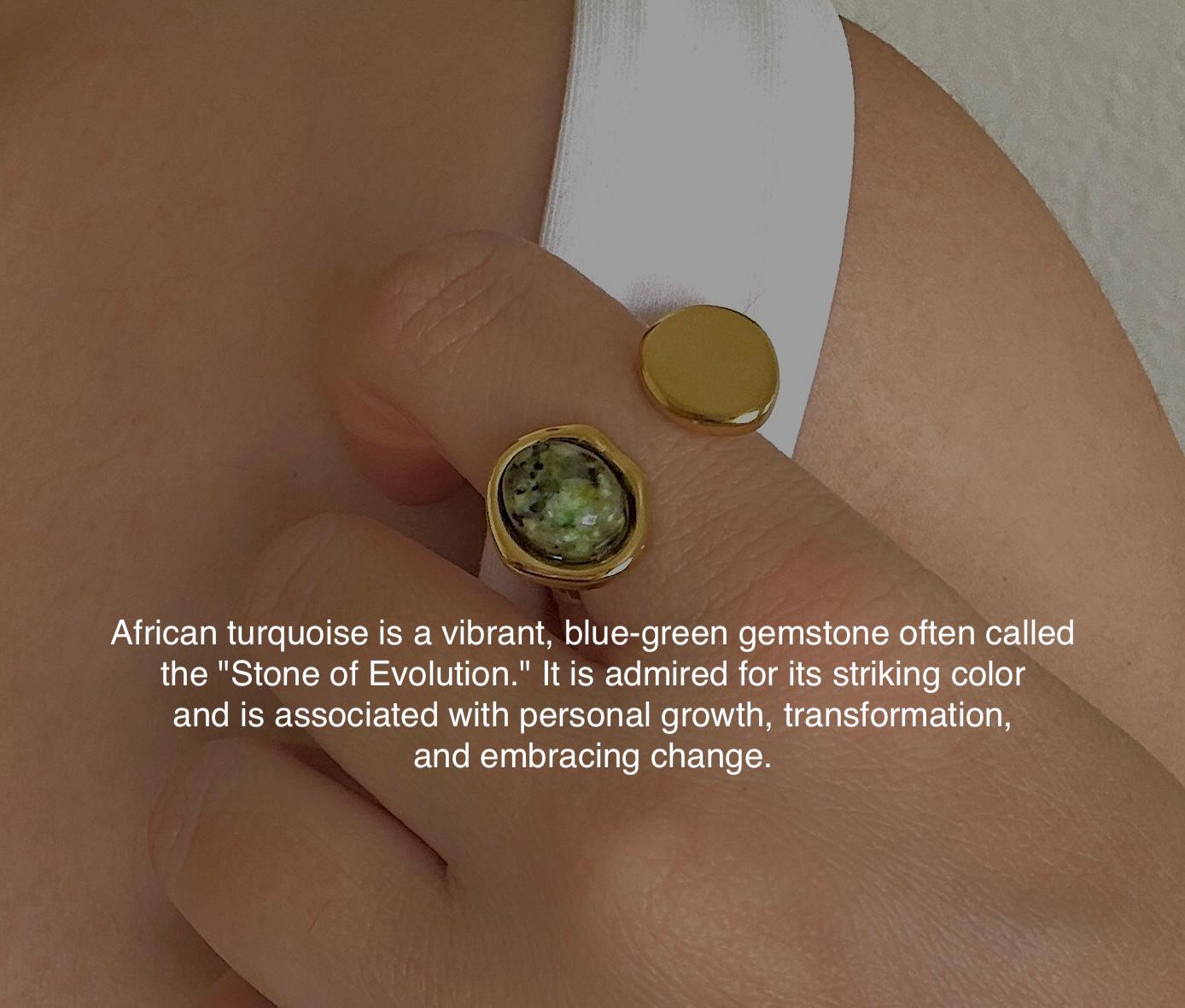 information and meaning of african turquoise crystal.