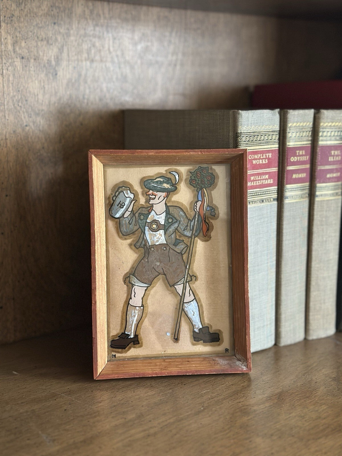 Antique Bavarian reverse painted glass picture by Riemer-Zöllner, Dachau, photo 2