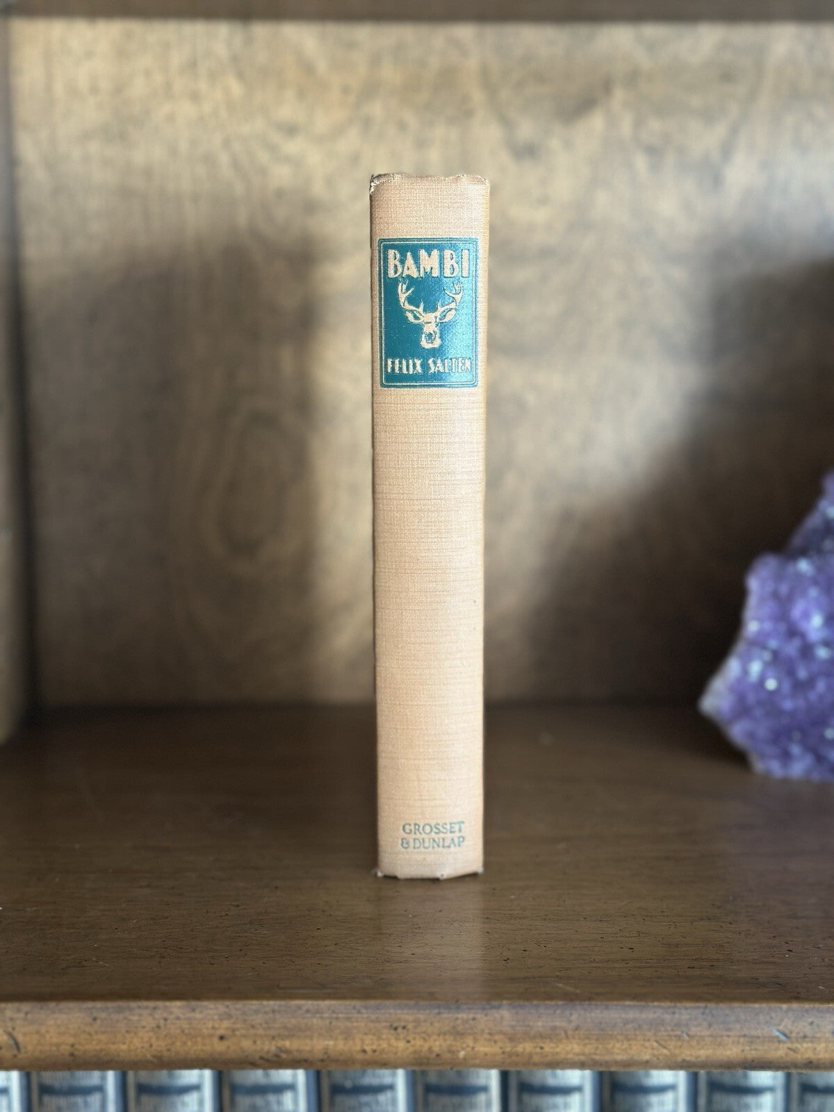 Vintage 1929 Bambi by Felix Salten, Grosset and Dunlap hardcover, photo 3