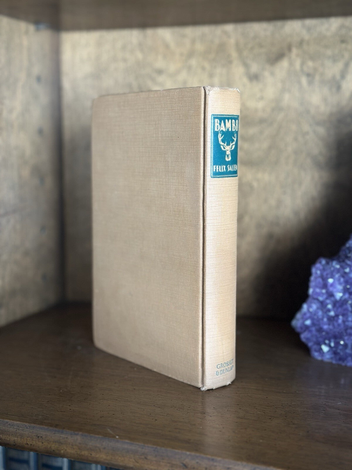 Vintage 1929 Bambi by Felix Salten, Grosset and Dunlap hardcover, photo 9