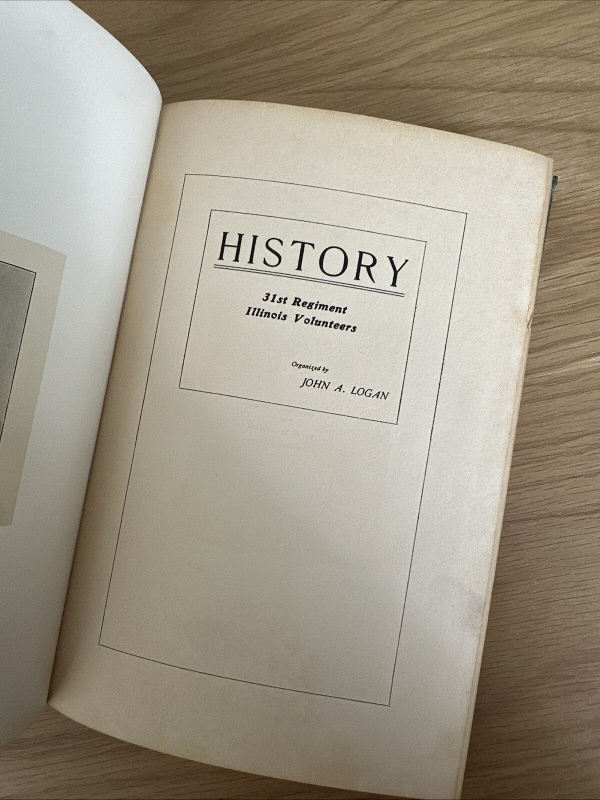 1902 History of the 31st Regiment Illinois Volunteers Civil War book, photo 2