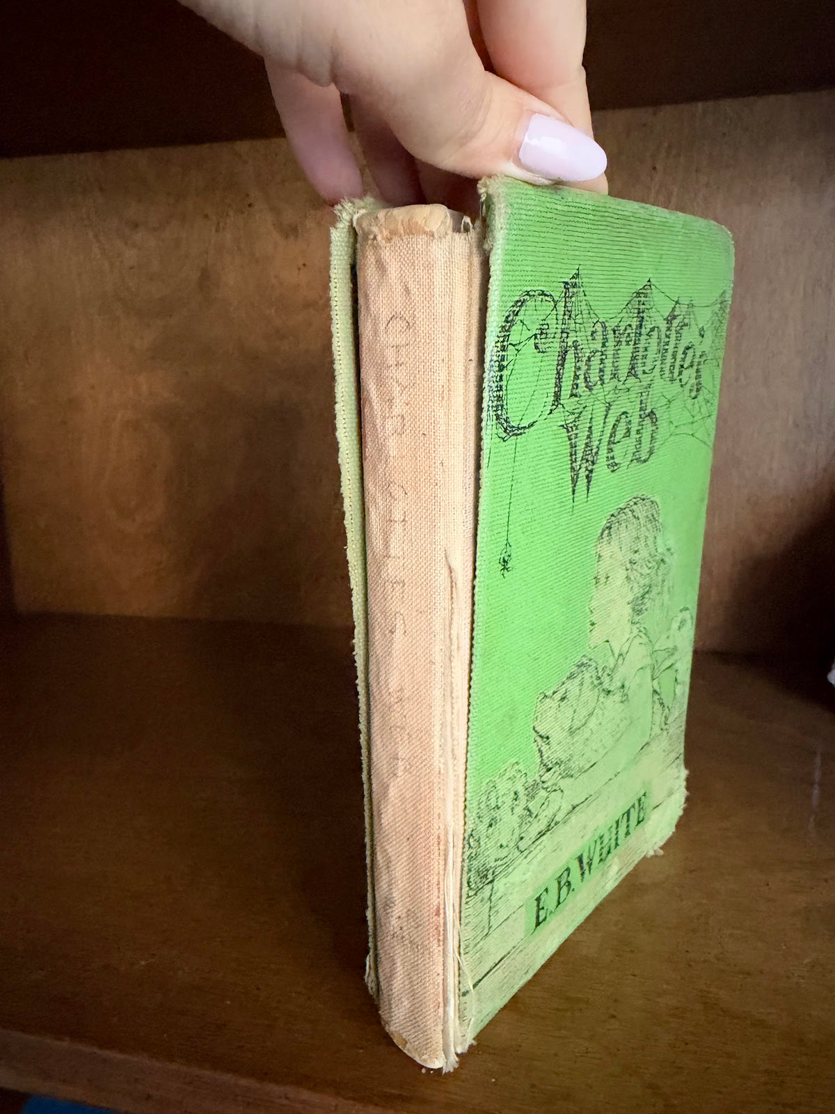 Charlotte's Web E.B. White, Vintage 1960s Ex-Library Hardcover view 2