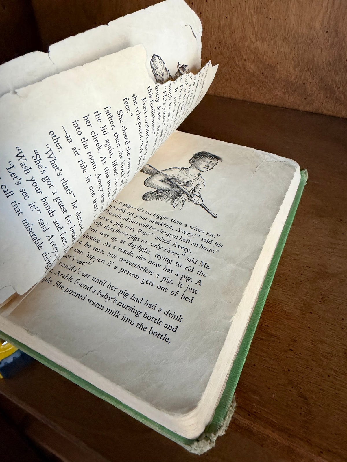 Charlotte's Web E.B. White, Vintage 1960s Ex-Library Hardcover view 9